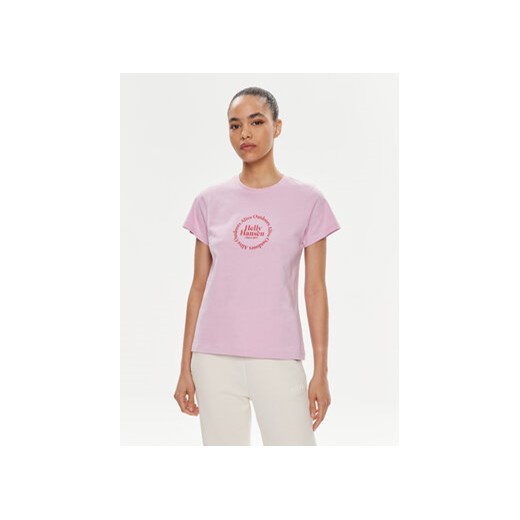 Helly Hansen T-Shirt W Core Graphic T-Shirt 54080 Różowy Regular Fit ze sklepu MODIVO w kategorii Bluzki damskie - zdjęcie 171992502