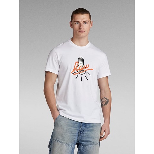 G-Star Koszulka w kolorze białym ze sklepu Limango Polska w kategorii T-shirty męskie - zdjęcie 171992902