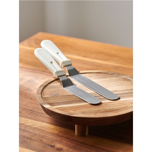 Sinsay - Noże do tortu 2 pack - kremowy ze sklepu Sinsay w kategorii Noże kuchenne - zdjęcie 171995330
