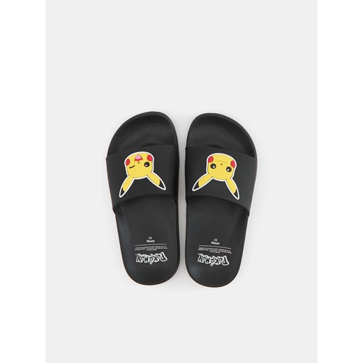 Sinsay - Klapki Pokémon - czarny Sinsay 31 Sinsay