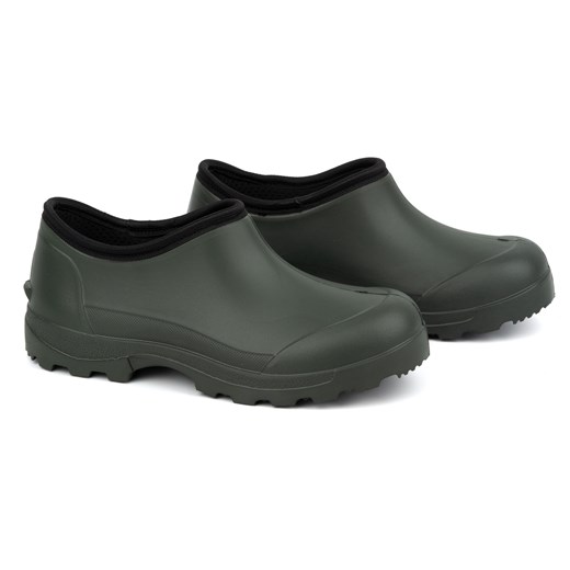Buty obuwie piankowe kalosze TREWOR niskie zielone ze sklepu butyolivier w kategorii Kalosze męskie - zdjęcie 171998531