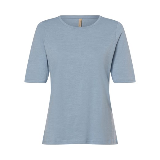 soyaconcept® Koszulka damska - SC-Babette 47 Kobiety Bawełna jasnoniebieski jednolity ze sklepu vangraaf w kategorii Bluzki damskie - zdjęcie 172001904