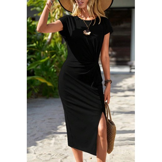 Sukienka ZIOLMEFA BLACK ze sklepu Ivet Shop w kategorii Sukienki - zdjęcie 172002660