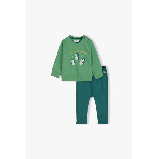 Komplet niemowlęcy dla chłopca bluza + spodnie ze sklepu 5.10.15 w kategorii Dresy dla niemowlaka - zdjęcie 172002694