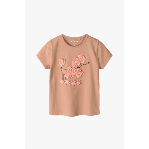 Dzianinowy t-shirt dziewczęcy z pieskiem - 5.10.15. 5.10.15. 104 5.10.15