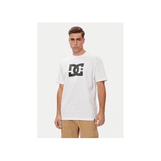 DC T-Shirt Star Hss ADYZT05373 Biały Relaxed Fit ze sklepu MODIVO w kategorii T-shirty męskie - zdjęcie 172003164