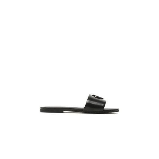 Calvin Klein Jeans Klapki Flat Sandal Slide Hw YW0YW00952 Czarny 41 MODIVO
