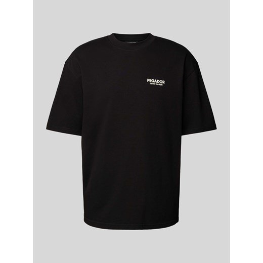 T-shirt o kroju oversized z nadrukiem z logo i napisem model ‘BALDOCK’ ze sklepu Peek&Cloppenburg  w kategorii T-shirty męskie - zdjęcie 172005584
