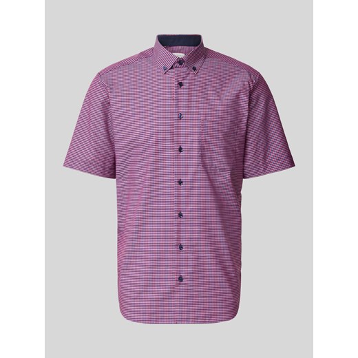 Koszula biznesowa o kroju Modern Fit w kratkę ze sklepu Peek&Cloppenburg  w kategorii Koszule męskie - zdjęcie 172005613