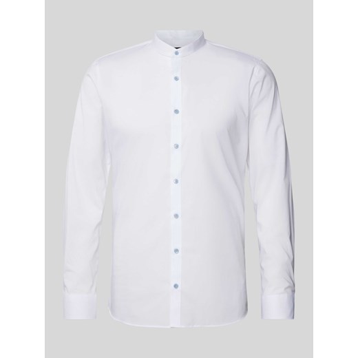 Koszula biznesowa o kroju super slim fit ze stójką ze sklepu Peek&Cloppenburg  w kategorii Koszule męskie - zdjęcie 172005642