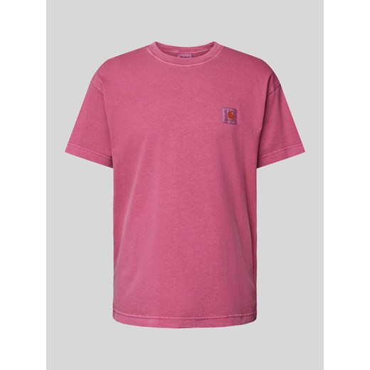 T-shirt z naszywką z logo model ‘Nelson’ ze sklepu Peek&Cloppenburg  w kategorii T-shirty męskie - zdjęcie 172005671