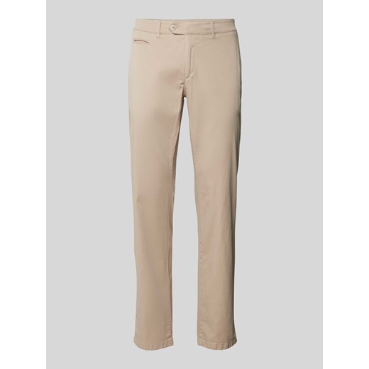 Spodnie w jednolitym kolorze model ‘EVEREST’ ze sklepu Peek&Cloppenburg  w kategorii Spodnie męskie - zdjęcie 172005693