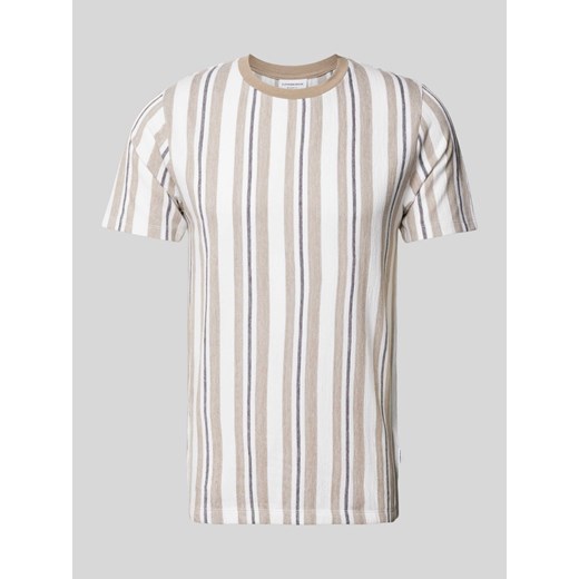 T-shirt o kroju relaxed fit ze wzorem w paski model ‘Towel striped’ ze sklepu Peek&Cloppenburg  w kategorii T-shirty męskie - zdjęcie 172005782