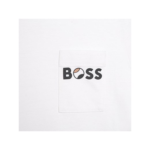 Hugo Boss Kids Koszulka w kolorze białym 110 okazja Limango Polska