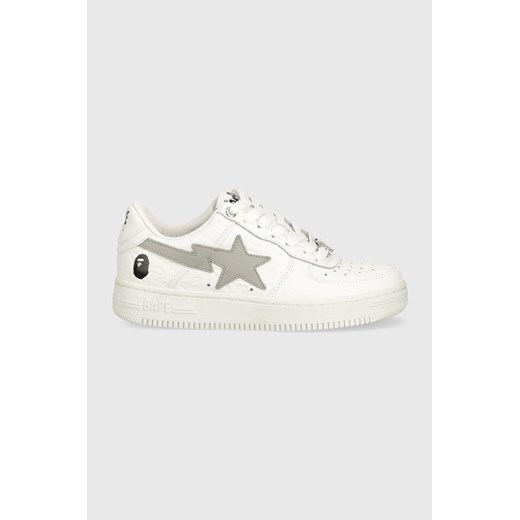 A Bathing Ape sneakersy skórzane Bape Sta #3 L kolor biały 1J80291052 A Bathing Ape 38.5 PRM