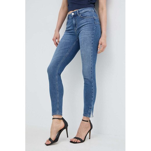 Liu Jo jeansy damskie kolor niebieski ze sklepu ANSWEAR.com w kategorii Jeansy damskie - zdjęcie 172010062