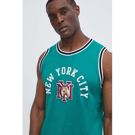 Champion top męski kolor zielony 220009 ze sklepu ANSWEAR.com w kategorii T-shirty męskie - zdjęcie 172010600