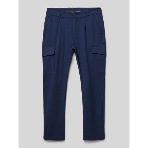 Spodnie materiałowe z nakładanymi kieszeniami z patką ze sklepu Peek&Cloppenburg  w kategorii Spodnie chłopięce - zdjęcie 172010742