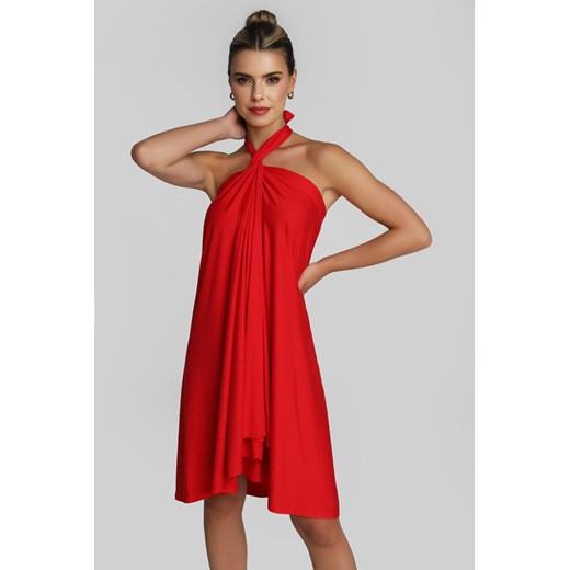 Spódnico-sukienka Carla - czerwona ze sklepu Madnezz House w kategorii Spódnice - zdjęcie 172010981