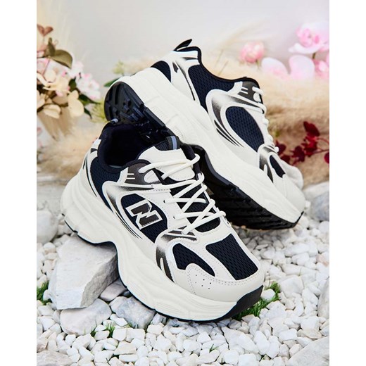 Royalfashion.pl buty sportowe damskie sneakersy sznurowane 