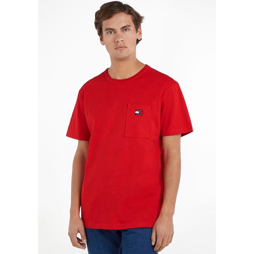 TOMMY JEANS Koszulka w kolorze czerwonym ze sklepu Limango Polska w kategorii T-shirty męskie - zdjęcie 172019362