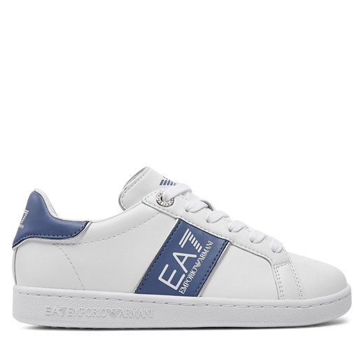 Sneakersy EA7 Emporio Armani XSX109 XOT74 T502 White+Marlin+Silver ze sklepu eobuwie.pl w kategorii Buty sportowe dziecięce - zdjęcie 172020774
