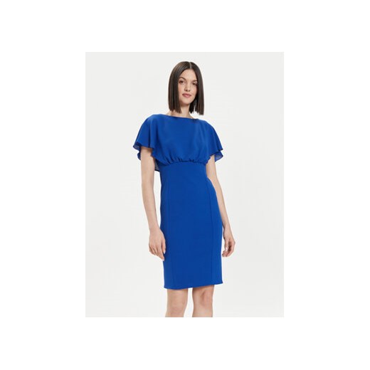 Rinascimento Sukienka koktajlowa CFC0118271003 Niebieski Regular Fit ze sklepu MODIVO w kategorii Sukienki - zdjęcie 172020873