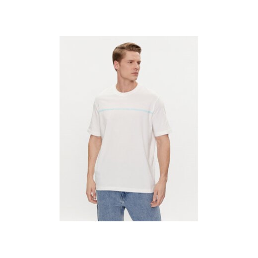 Armani Exchange T-Shirt 3DZTLG ZJ9JZ 1116 Biały Regular Fit ze sklepu MODIVO w kategorii T-shirty męskie - zdjęcie 172020893