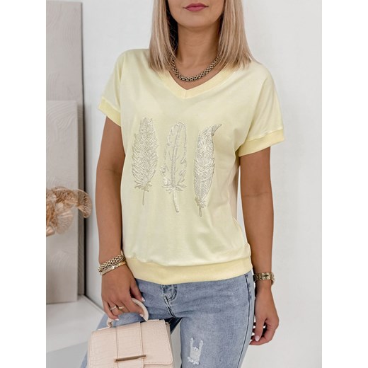 bluzka avila żółta uni ze sklepu UBRA w kategorii Bluzki damskie - zdjęcie 172022244