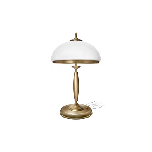 Lampa z mosiądzu na duże biurko CR-B2-P Mn Interiors One Size MN Interiors - Lampy mosiężne