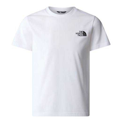 Koszulka dziecięca The North Face S/S SIMPLE DOME biała NF0A87T4FN4 ze sklepu a4a.pl w kategorii T-shirty męskie - zdjęcie 172023083