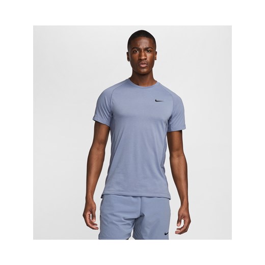 Męska koszulka z krótkim rękawem do fitnessu Dri-FIT Nike Flex Rep - Niebieski ze sklepu Nike poland w kategorii T-shirty męskie - zdjęcie 172023821