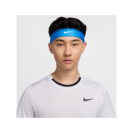 Opaska na głowę do tenisa NikeCourt - Niebieski ze sklepu Nike poland w kategorii Dodatki męskie - zdjęcie 172023834