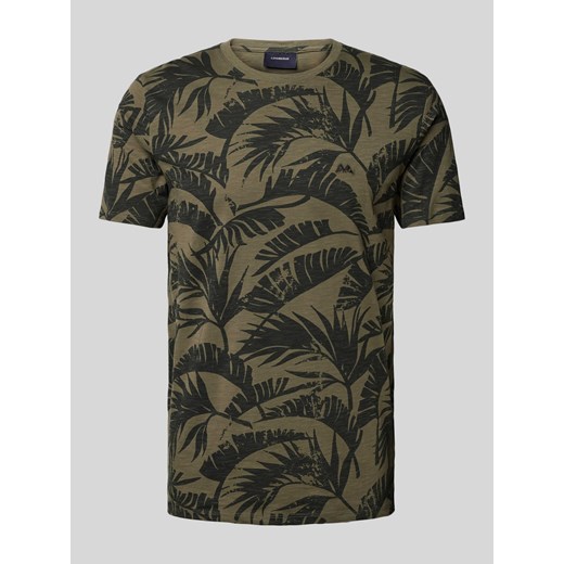 T-shirt ze wzorem na całej powierzchni model ‘Slub’ ze sklepu Peek&Cloppenburg  w kategorii T-shirty męskie - zdjęcie 172024284