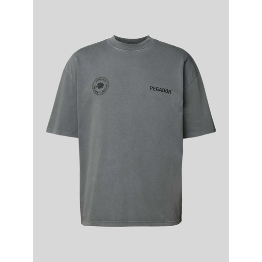 T-shirt o kroju oversized z nadrukowanym motywem i logo model ‘GORDAN’ ze sklepu Peek&Cloppenburg  w kategorii T-shirty męskie - zdjęcie 172024481