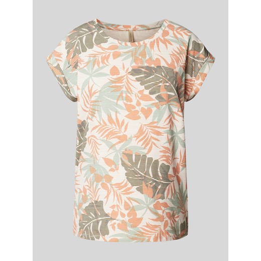 T-shirt z kwiatowym wzorem model ‘Galina’ ze sklepu Peek&Cloppenburg  w kategorii Bluzki damskie - zdjęcie 172024500