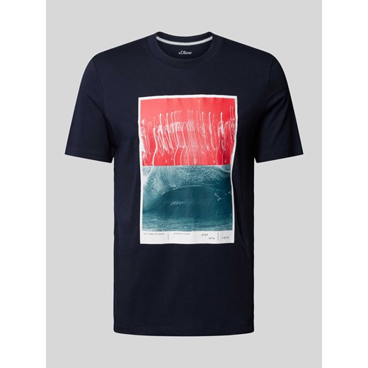 T-shirt z nadrukiem z motywem model ‘Photoprint Box’ ze sklepu Peek&Cloppenburg  w kategorii T-shirty męskie - zdjęcie 172024521