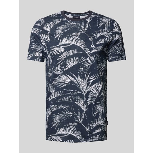 T-shirt ze wzorem na całej powierzchni model ‘Slub’ ze sklepu Peek&Cloppenburg  w kategorii T-shirty męskie - zdjęcie 172024541