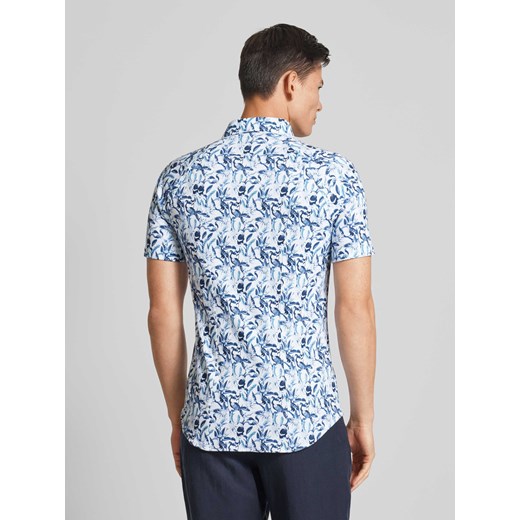 Koszula biznesowa o kroju slim fit ze wzorem na całej powierzchni Desoto M Peek&Cloppenburg
