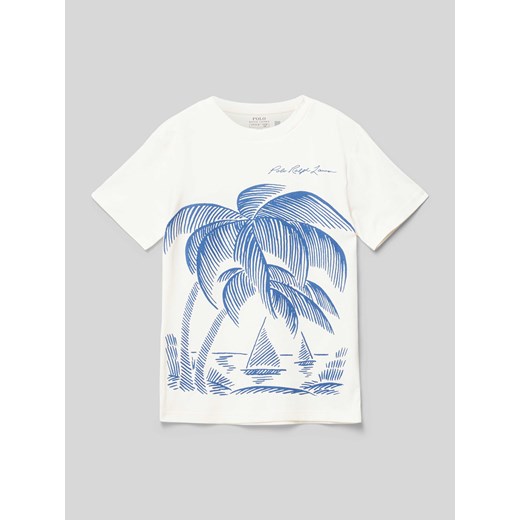 T-shirt z nadrukowanym motywem ze sklepu Peek&Cloppenburg  w kategorii T-shirty chłopięce - zdjęcie 172024852