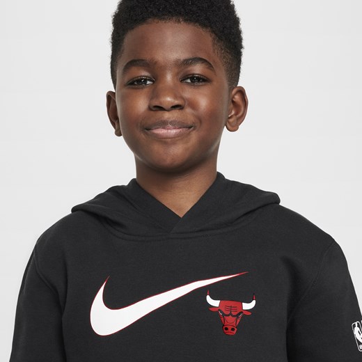 Bluza z kapturem dla dużych dzieci (chłopców) Nike NBA Chicago Bulls Club Fleece Nike XL Nike poland