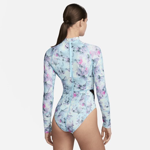 Jednoczęściowy damski kostium kąpielowy z długim rękawem Nike Swim Hydralock Nike XL Nike poland