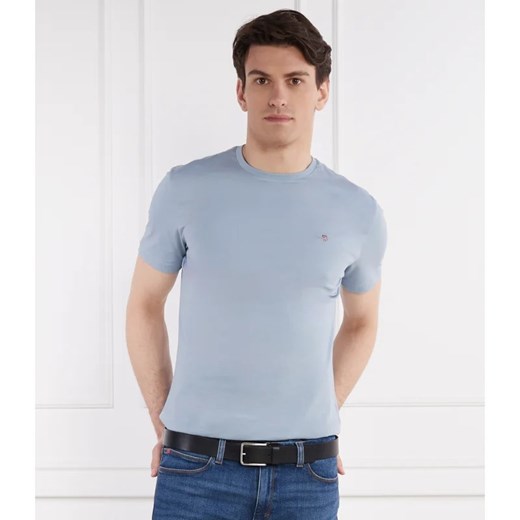 T-shirt męski Gant casual z krótkimi rękawami