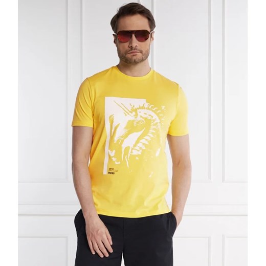 BOSS HUGO t-shirt męski żółty