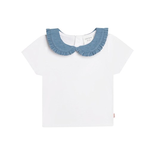 Carrément beau Koszulka w kolorze biało-niebieskim Carrément Beau 110 promocyjna cena Limango Polska