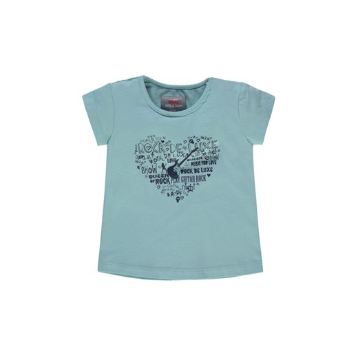 Dziewczęca koszulka z krótkim rękawem niebieska ze sklepu 5.10.15 w kategorii Bluzki dziewczęce - zdjęcie 172027721