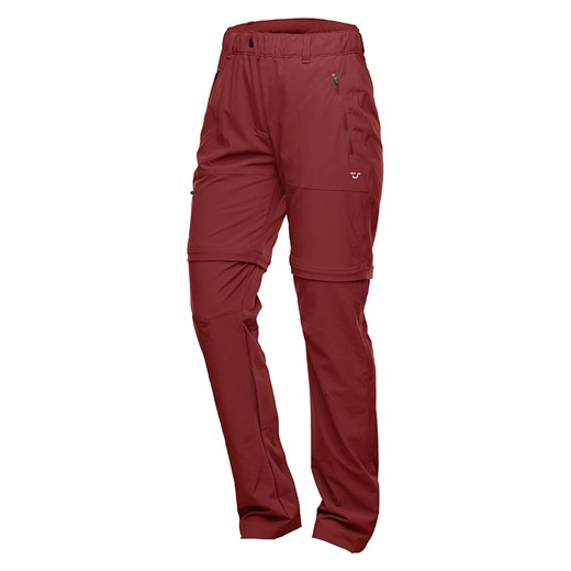 Traunstein Sport Spodnie funkcyjne Zipp-Off &quot;Louisiana&quot; w kolorze czerwonym ze sklepu Limango Polska w kategorii Spodnie damskie - zdjęcie 172027794
