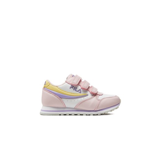 Fila Sneakersy Orbit Velcro Kids 1010785 Biały ze sklepu MODIVO w kategorii Buty sportowe dziecięce - zdjęcie 172028992