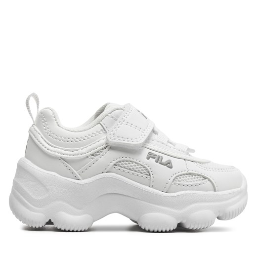 Sneakersy Fila Strada Dreamster Velcro Tdl FFK0150 White 10004 ze sklepu eobuwie.pl w kategorii Buty sportowe dziecięce - zdjęcie 172030024