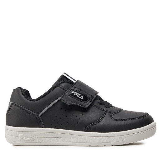 Sneakersy Fila C. Court Velcro Kids FFK0120 Black 80010 ze sklepu eobuwie.pl w kategorii Buty sportowe dziecięce - zdjęcie 172030152